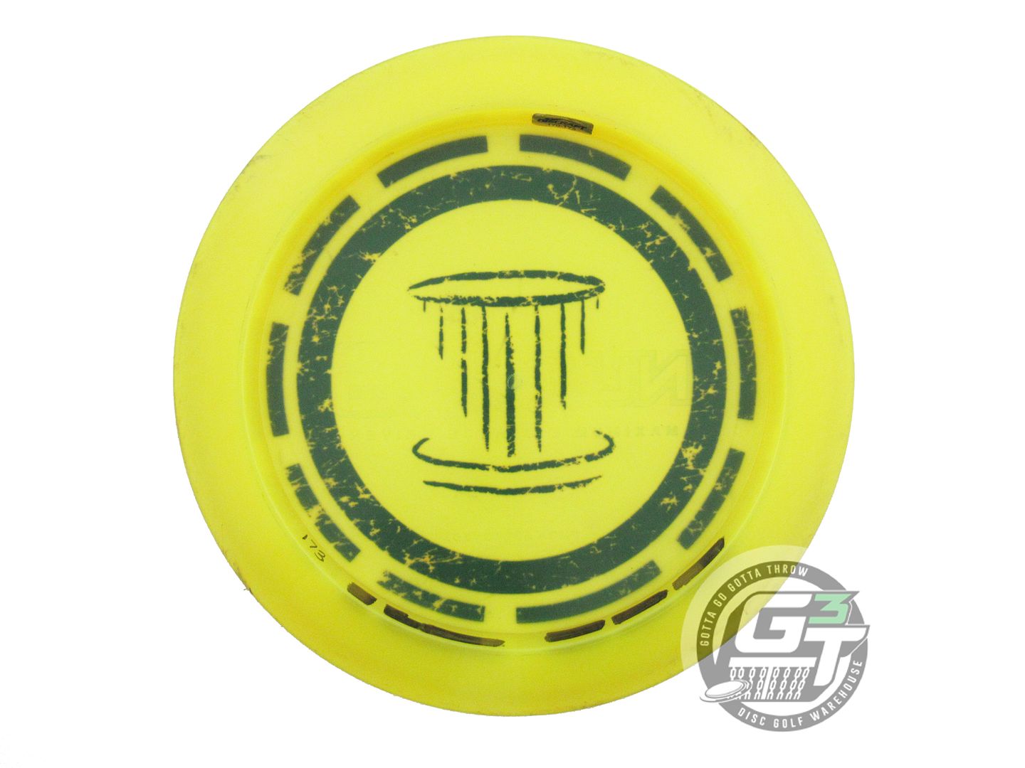 USED Discraft Z Nuke OS 173g Yellow Black Stamp Distance Driver Golf Disc