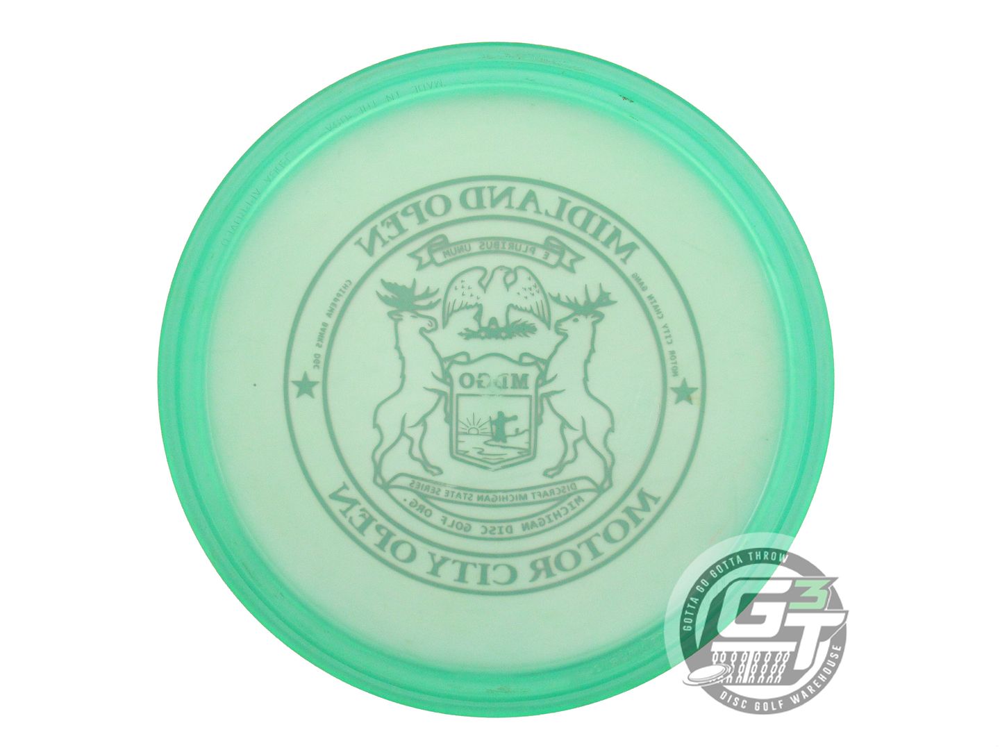 USED Discraft CryZtal Buzzz OS 174g Green Magenta Foil Midrange Golf Disc