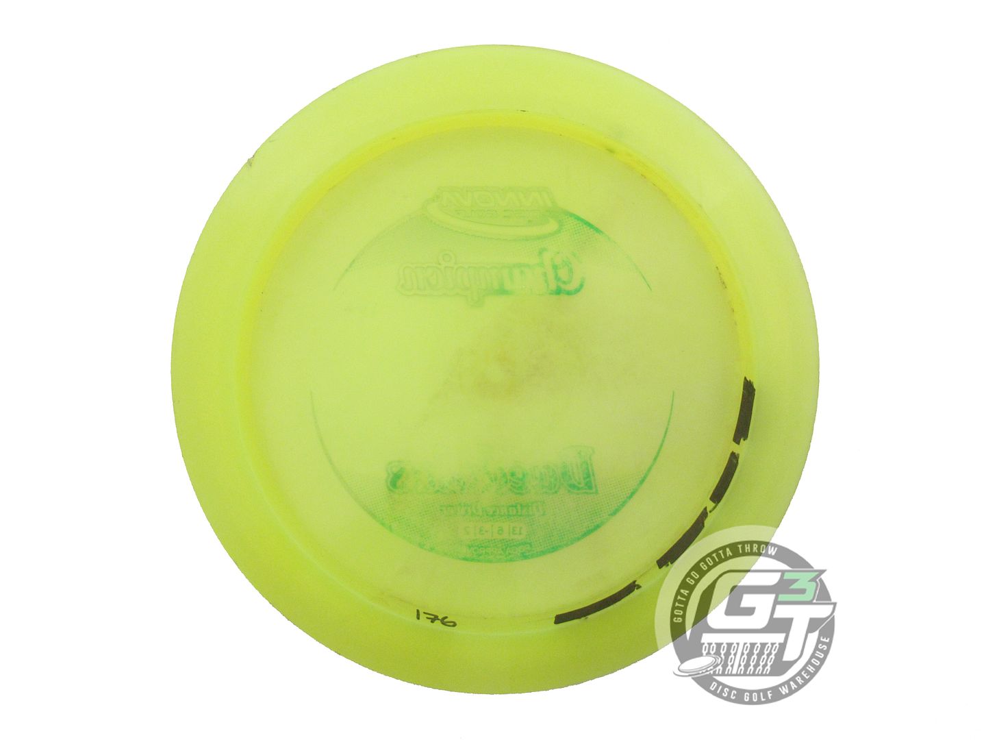 USED Innova Champion Daedalus 176g Yellow Green Foil Distance Driver Golf Disc