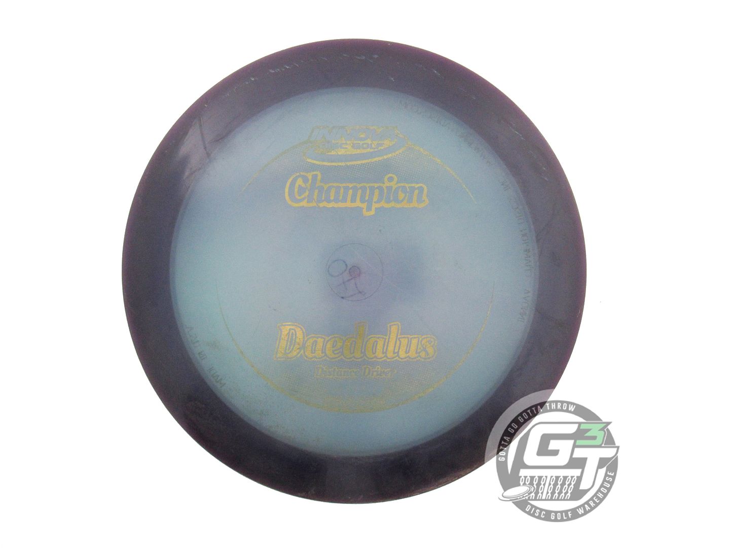 USED Innova Champion Daedalus 170g Purple Gold Foil Distance Driver Golf Disc