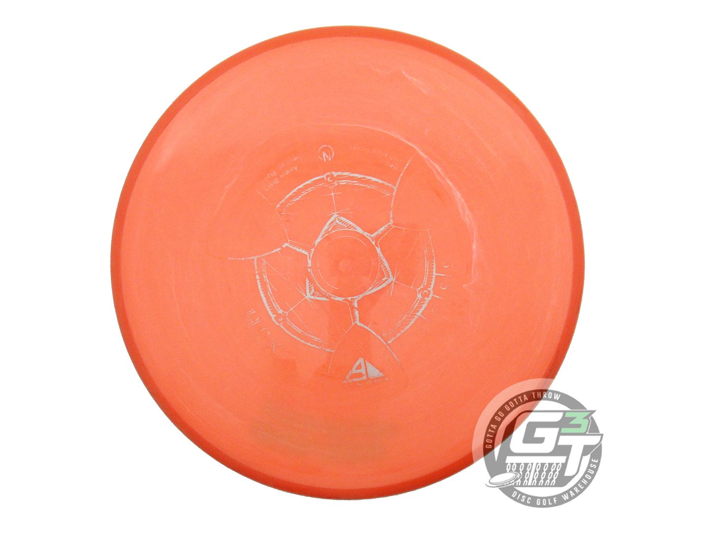 USED Axiom Discs Neutron Hex 174g Coral Orange Rim Midrange Golf Disc