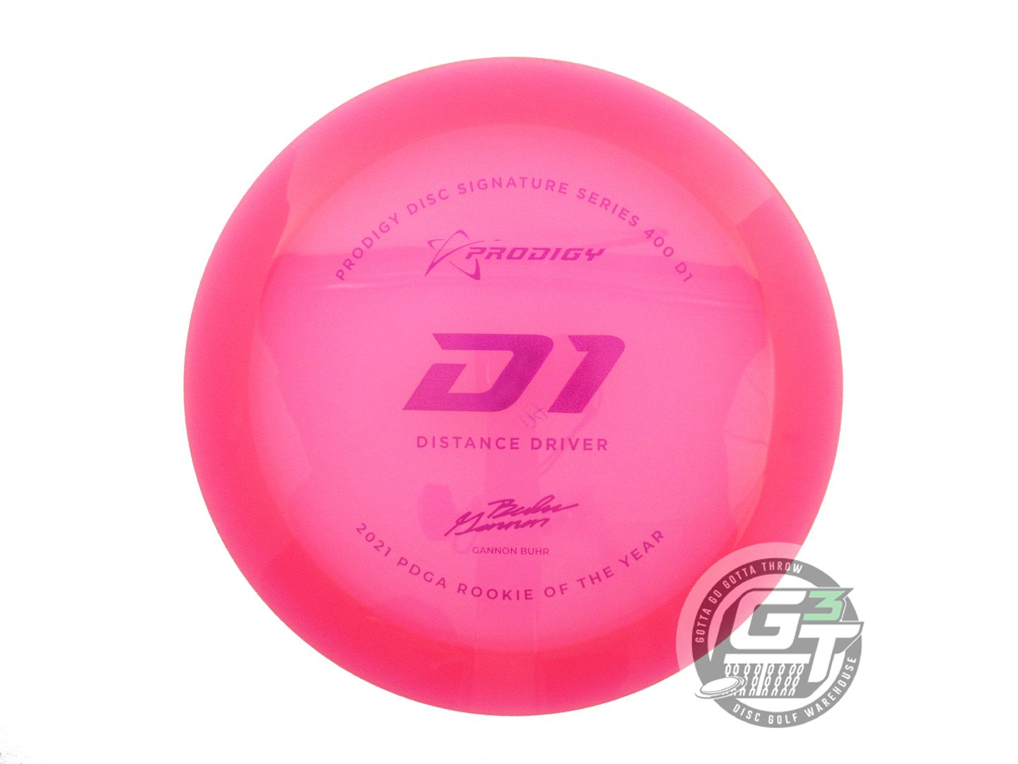 USED Prodigy Discs 400 D1 174g Pink Purple Foil Distance Driver Golf Disc
