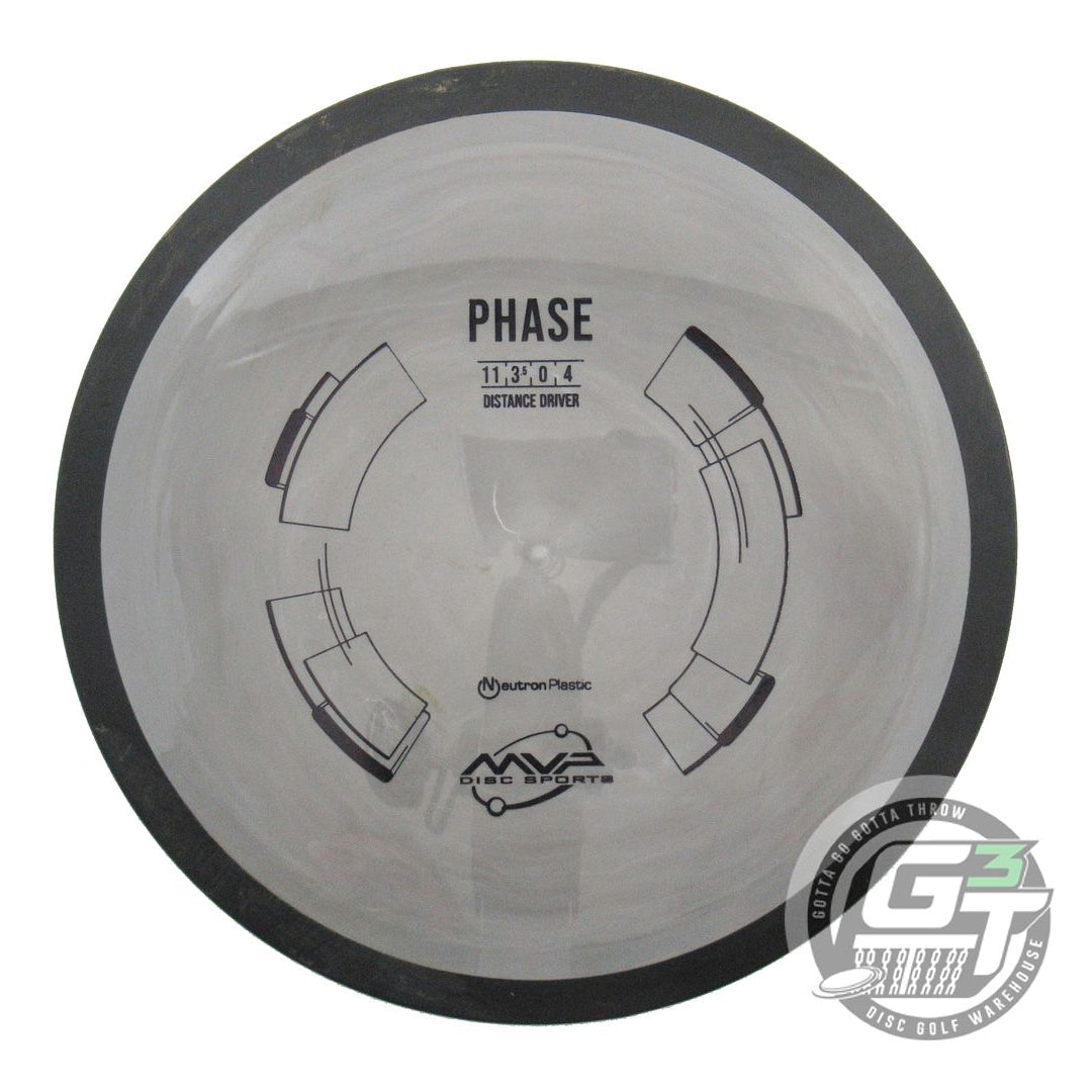 USED MVP Disc Sports Neutron Phase 166g Gray Distance Driver Golf Disc