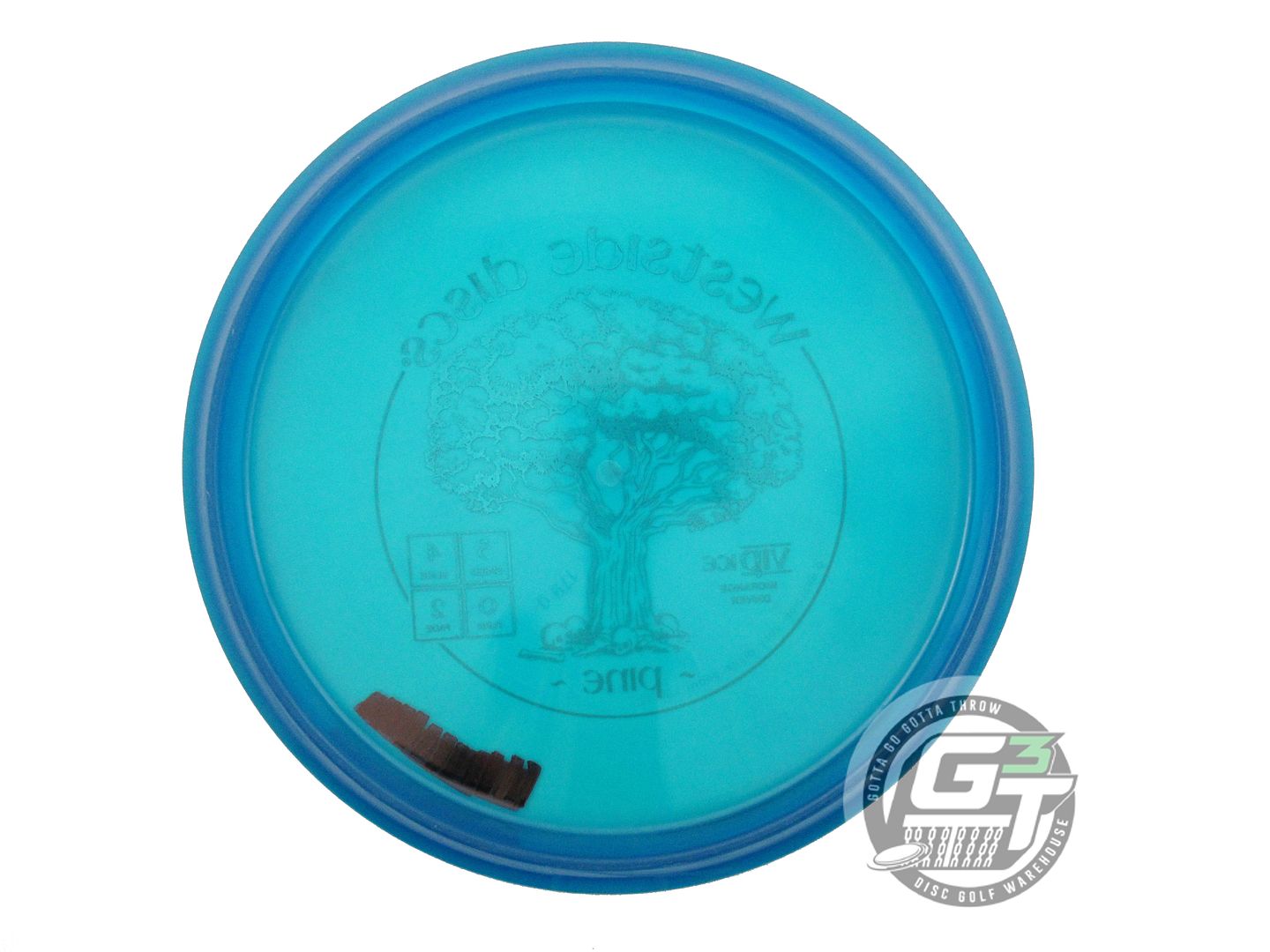 USED Westside Discs VIP Ice Pine 179g Blue Gold Foil Midrange Golf Disc