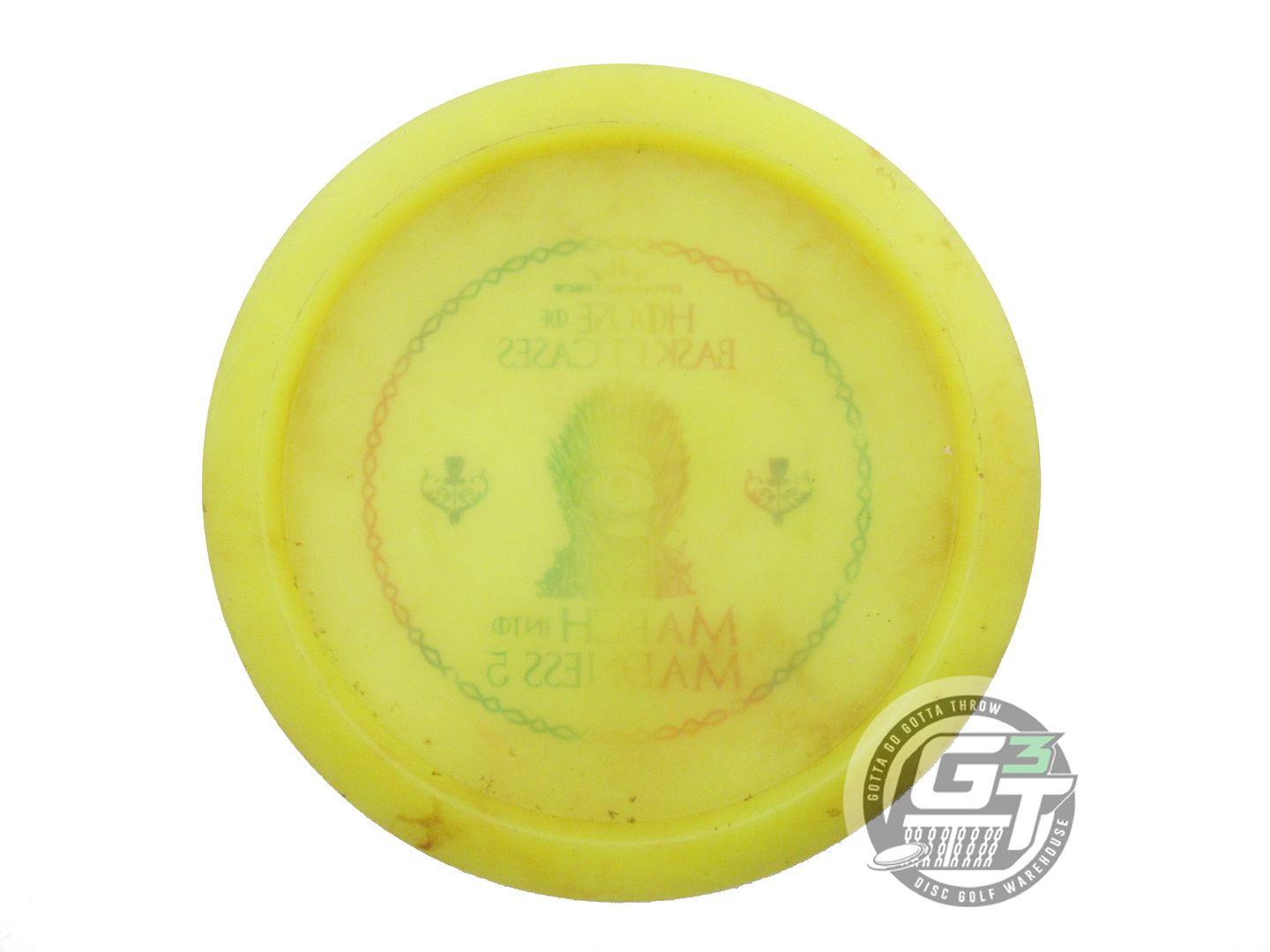 USED Latitude 64 Opto Saint 175g Yellow Rainbow Foil Fairway Driver Golf Disc