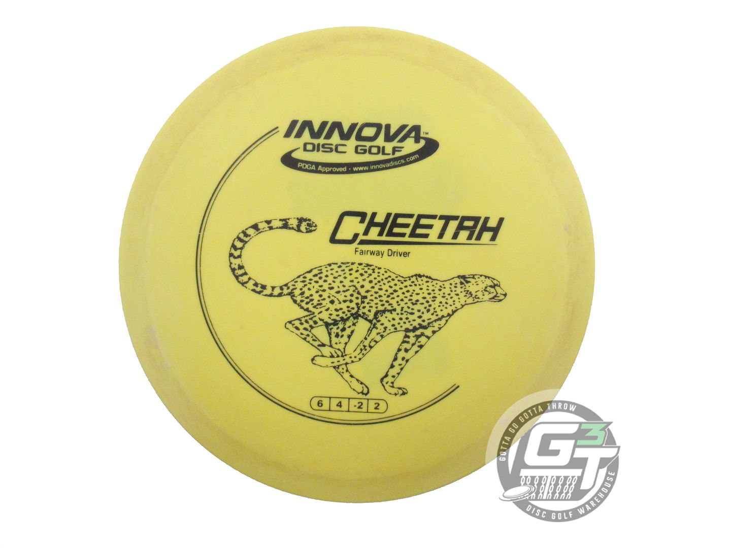 USED Innova DX Cheetah 154g Yellow Black Stamp Fairway Driver Golf Disc