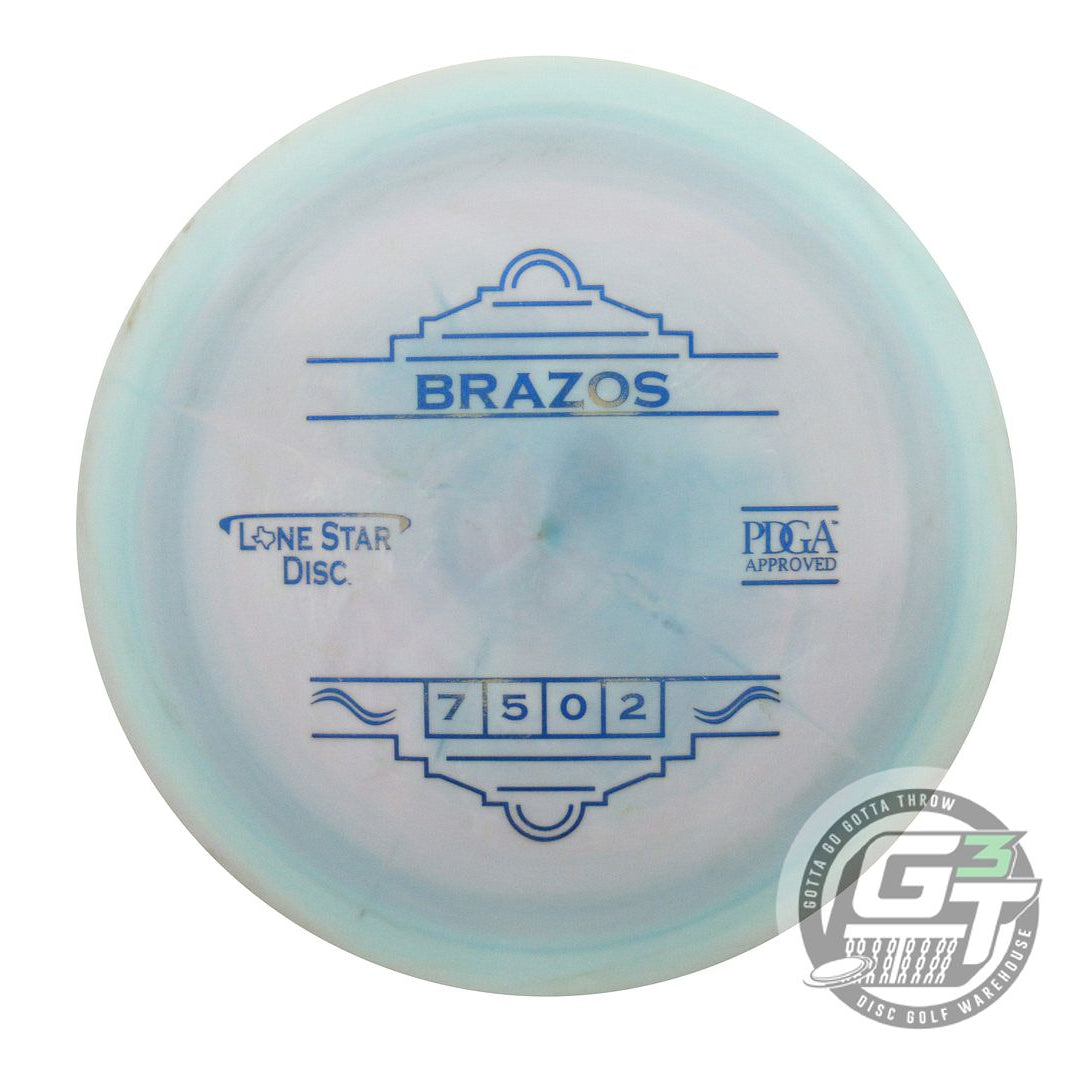 USED Lone Star Bravo Brazos 174g Teal-Pink Blue Foil Fairway Driver Golf Disc