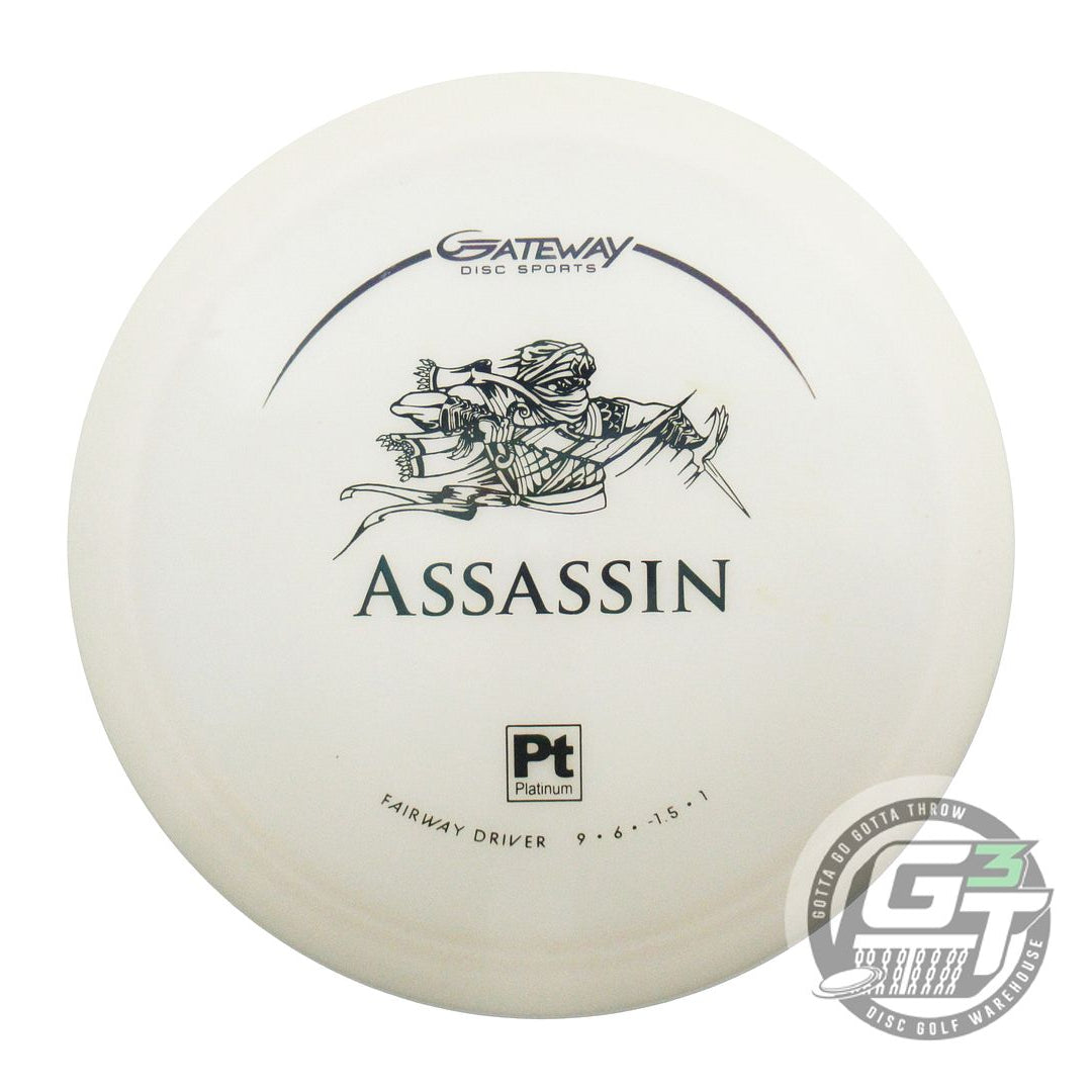 USED Gateway Platinum Assassin 169g White Black Stamp Fairway Driver Golf Disc