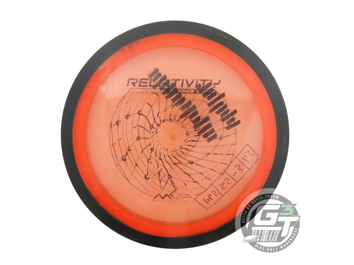 USED MVP Disc Sports Proton Relativity 175g Orange Distance Driver Golf Disc