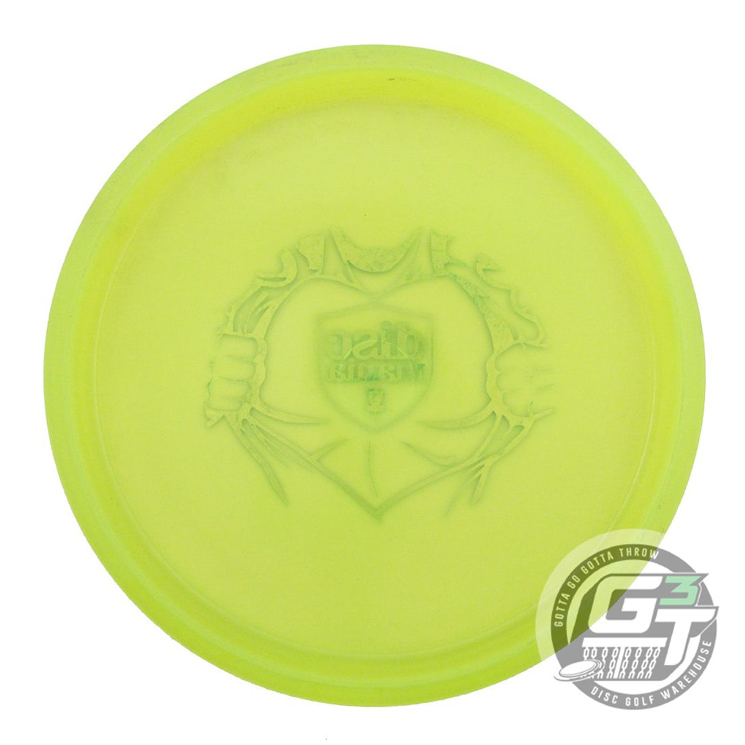 USED DiscMania SUPERHERO C-Line MD3 180g Yellow Blue Foil Midrange Golf Disc