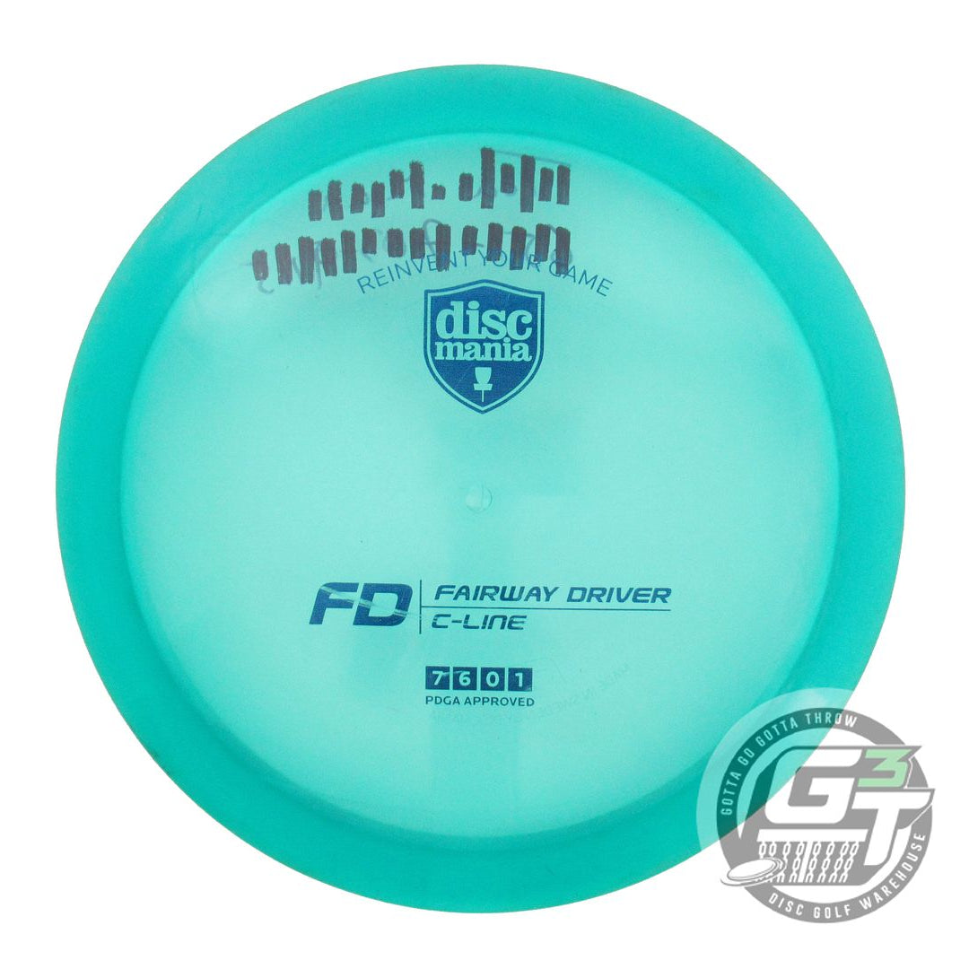 USED DiscMania C-Line FD 175g Teal Blue Foil Fairway Driver Golf Disc