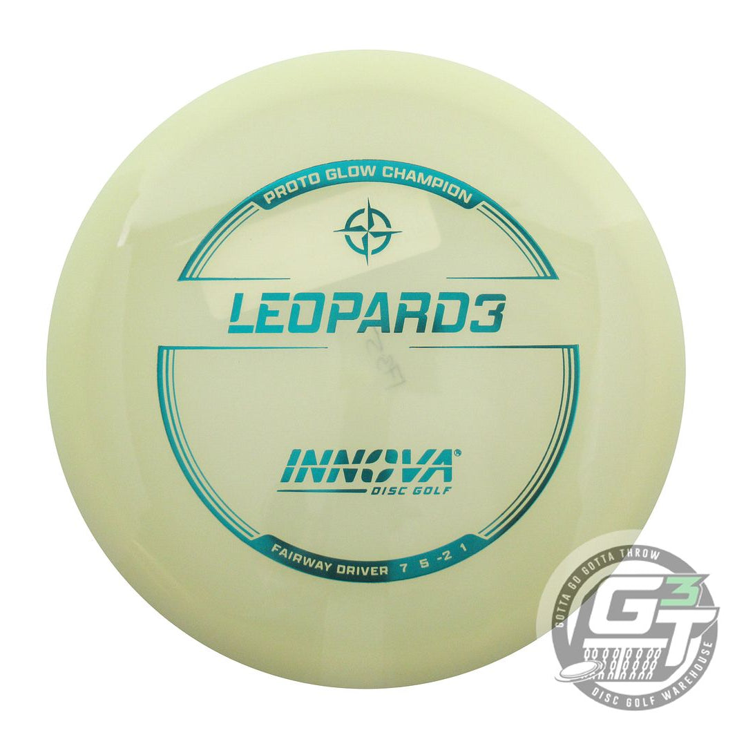 Innova Proto Glow Champion Leopard3 Fairway Driver Golf Disc (Individually Listed) - Gotta Go Gotta Throw