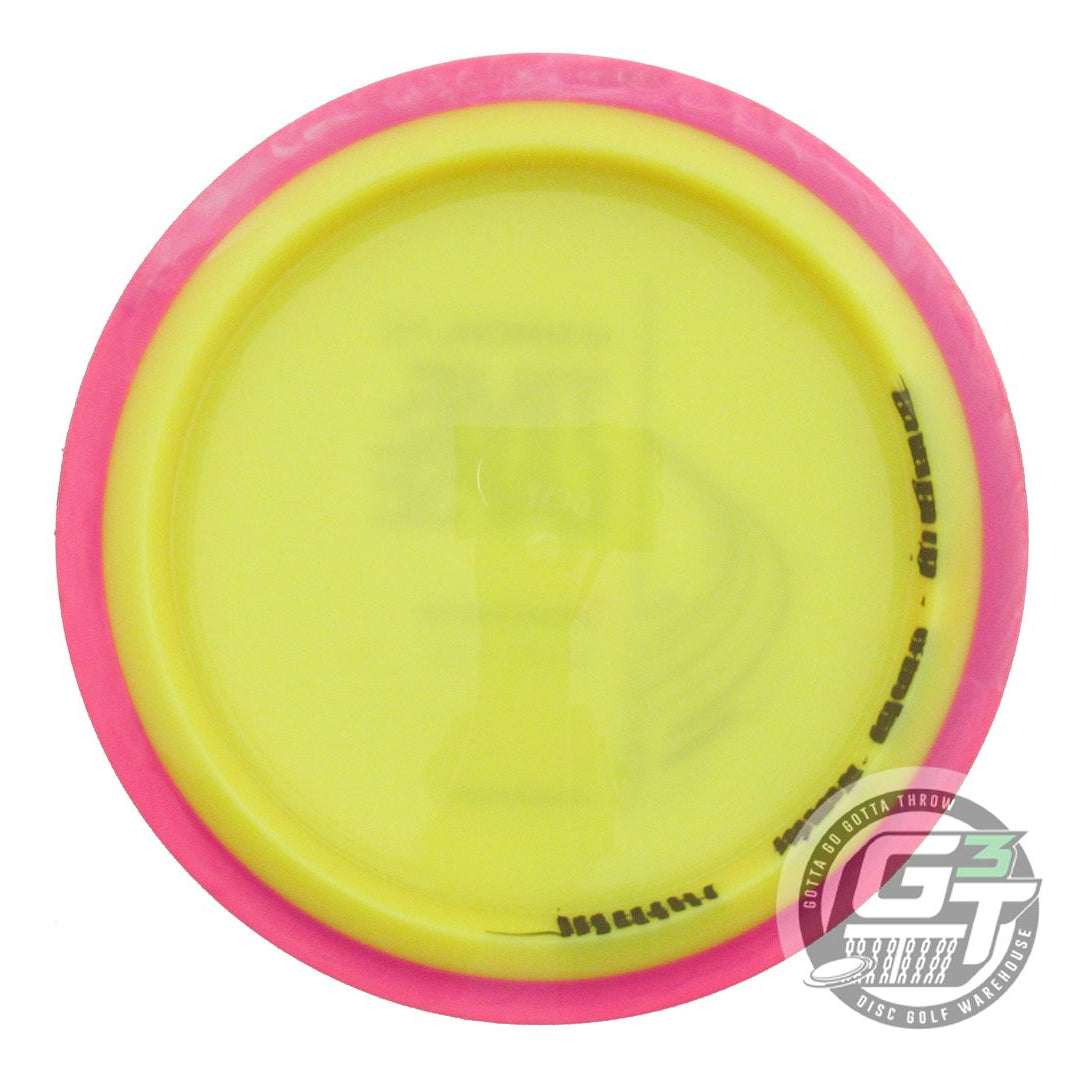 USED Axiom Discs Neutron Time Lapse 173g Yellow Pink Rim Driver Golf Disc