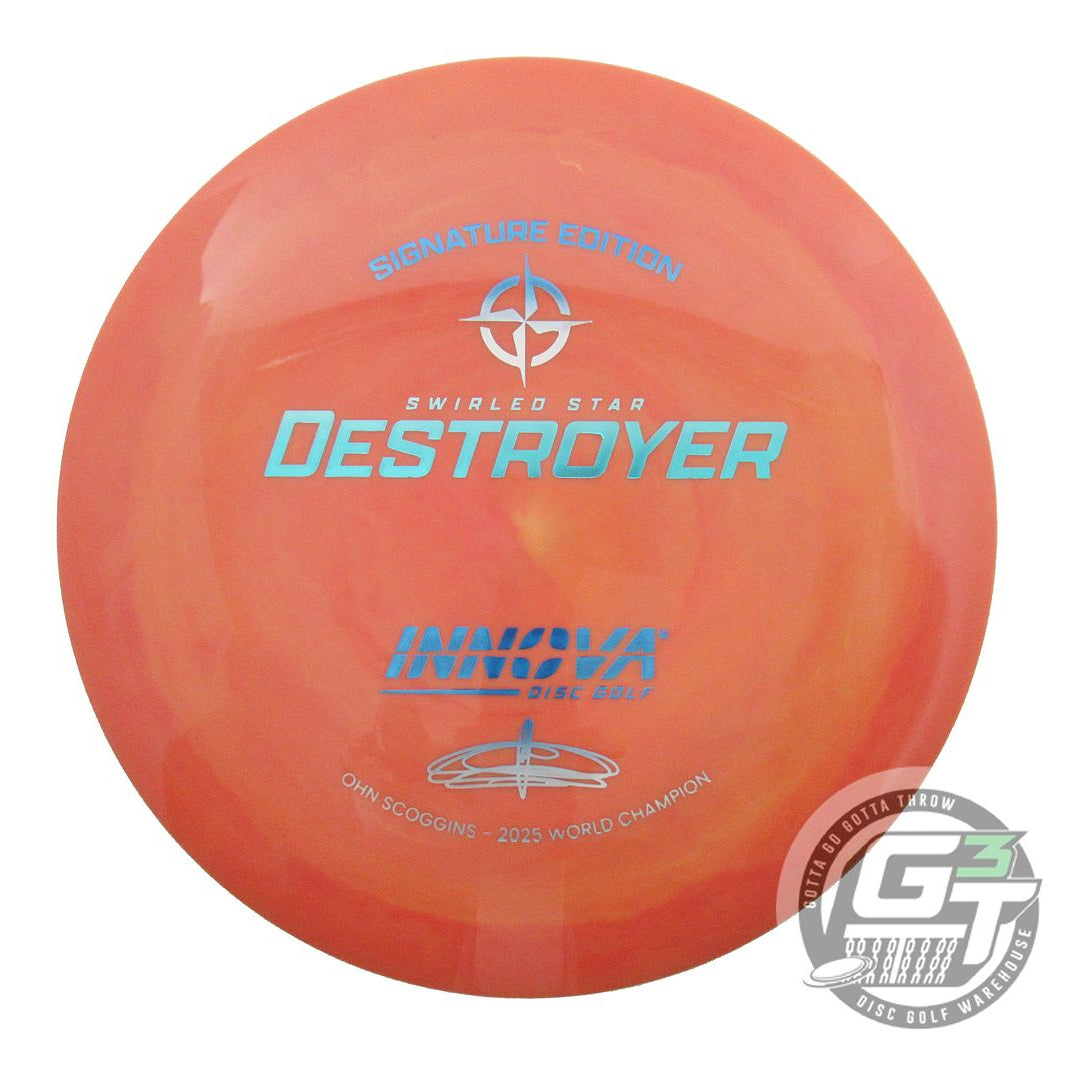 Innova Signature Edition Ohn Scoggins 2025 World Champion Swirled Star Destroyer Distance Driver Golf Disc (Individually Listed)