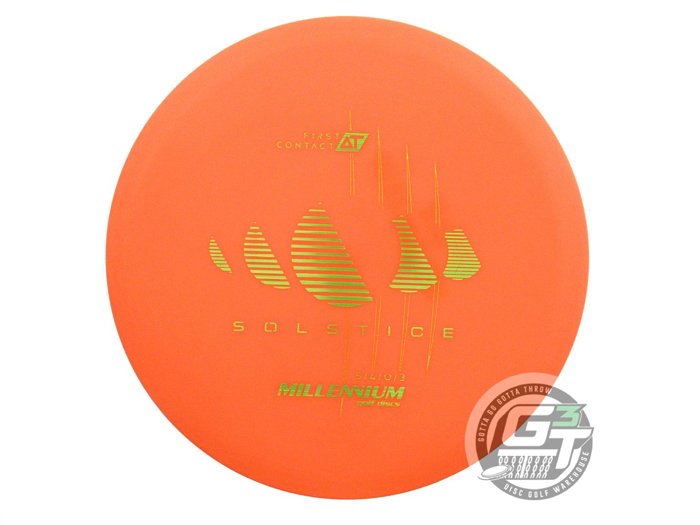 USED Millennium FIRST RUN DT Solstice 178g Orange Lime Laser Foil Midrange Disc