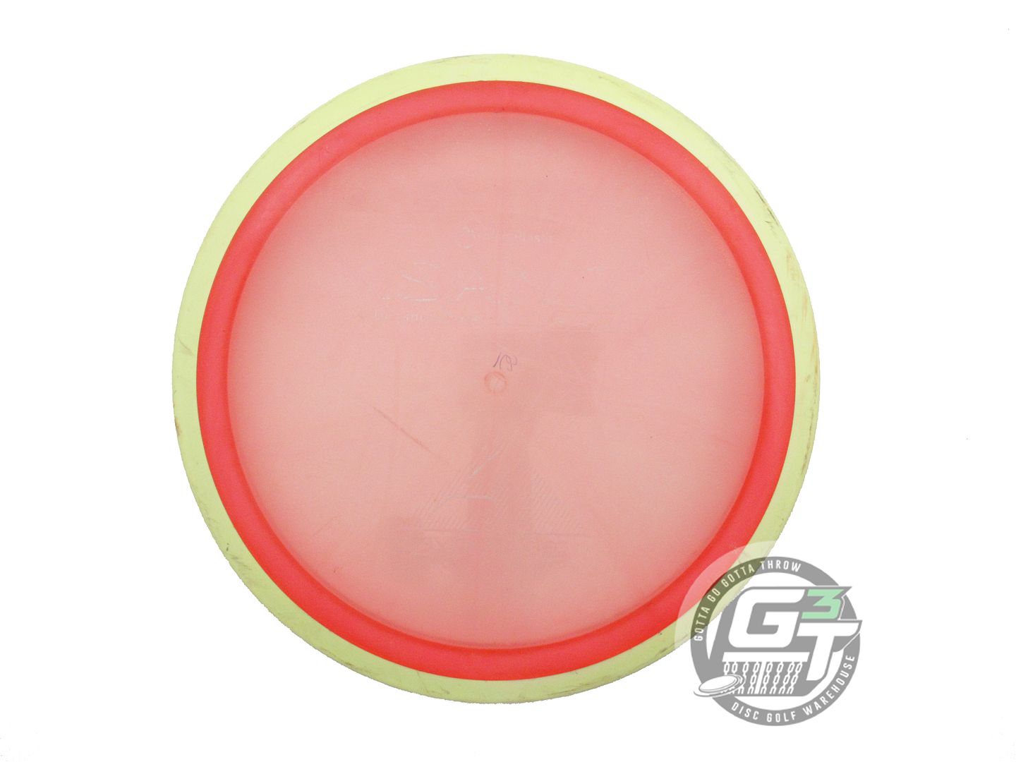 USED Axiom Discs Proton Insanity 163g Pink Yellow Rim Distance Driver Golf Disc