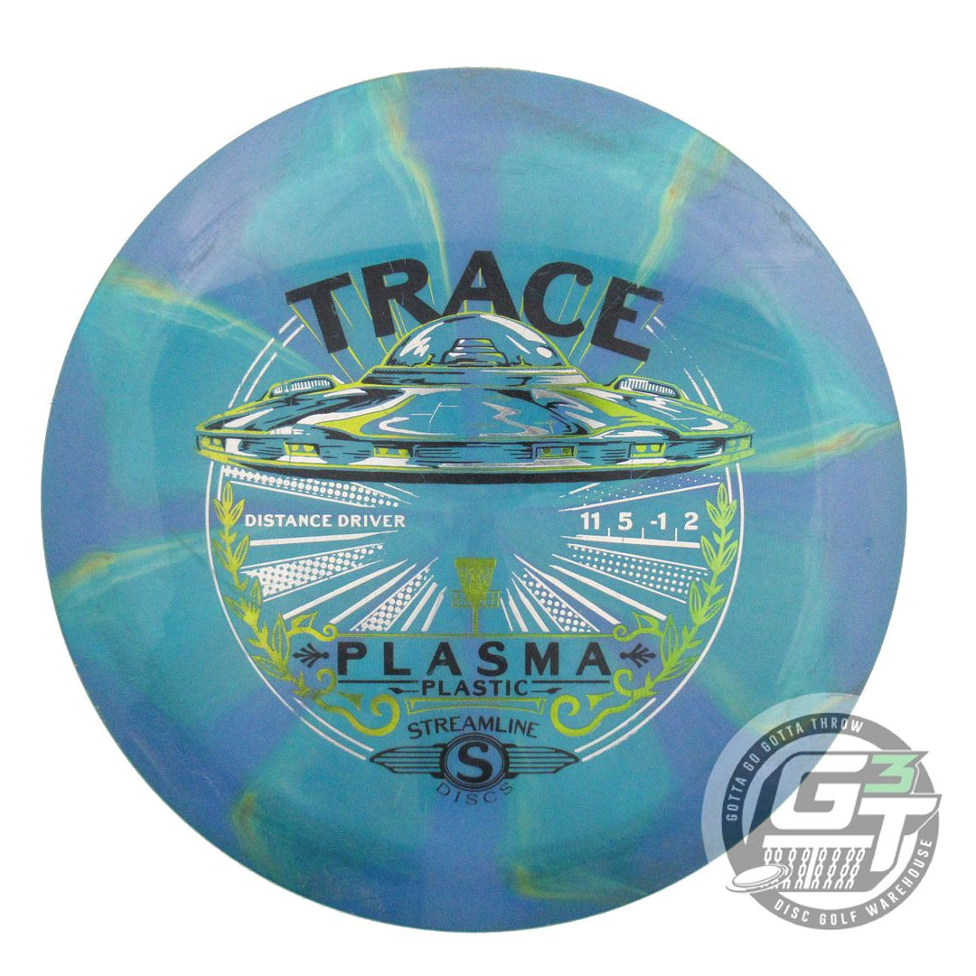 USED Streamline Discs Plasma Trace 175g Teal-Purple Distance Driver Golf Disc