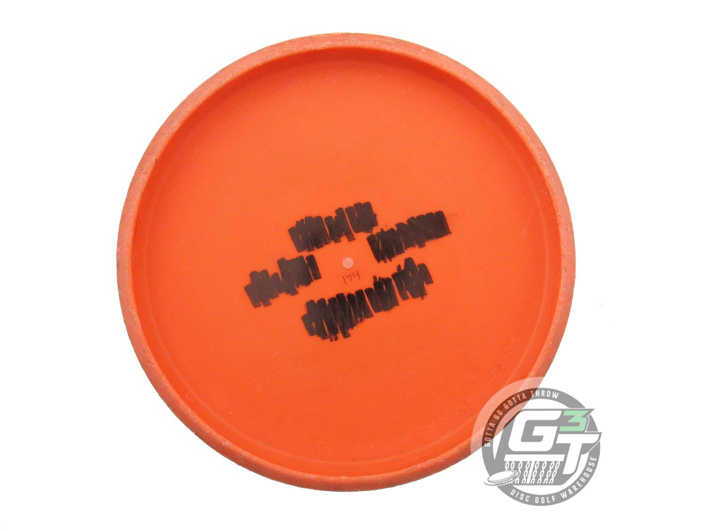 USED Innova DX Aviar3 174g Orange Black Stamp Putter Golf Disc