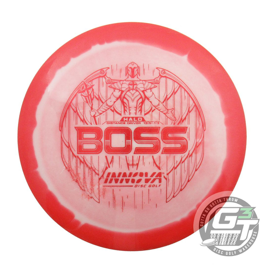 USED Innova X-OUT Halo Star Boss 175g Red-White Distance Driver Golf Disc