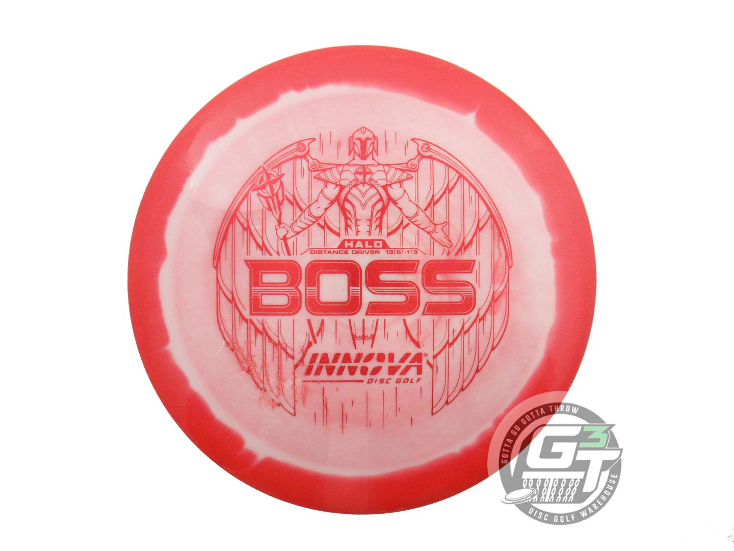 USED Innova X-OUT Halo Star Boss 175g Red-White Distance Driver Golf Disc