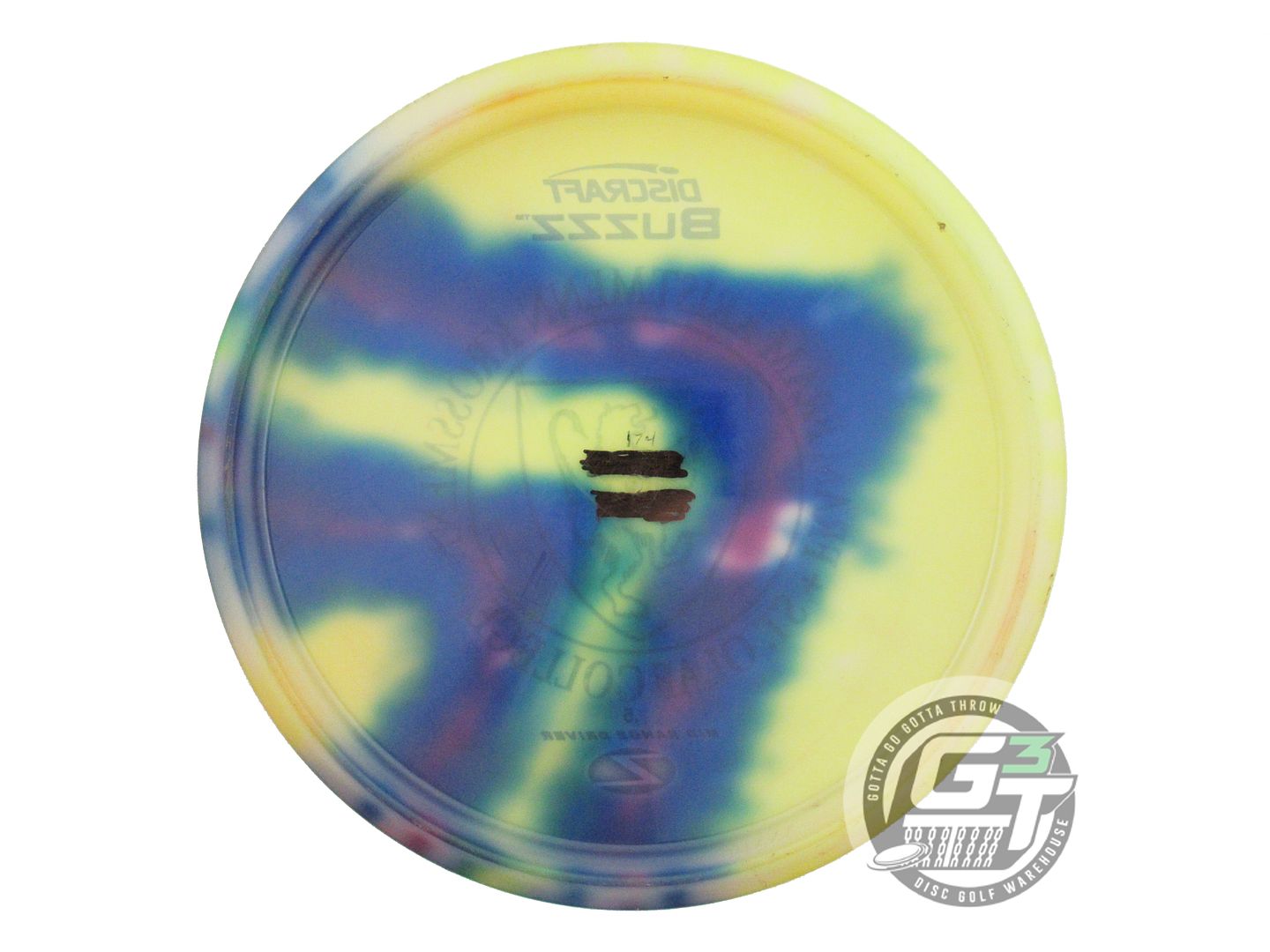 USED Discraft FlyDye Z Buzzz 174g Zig-Zag Midrange Golf Disc