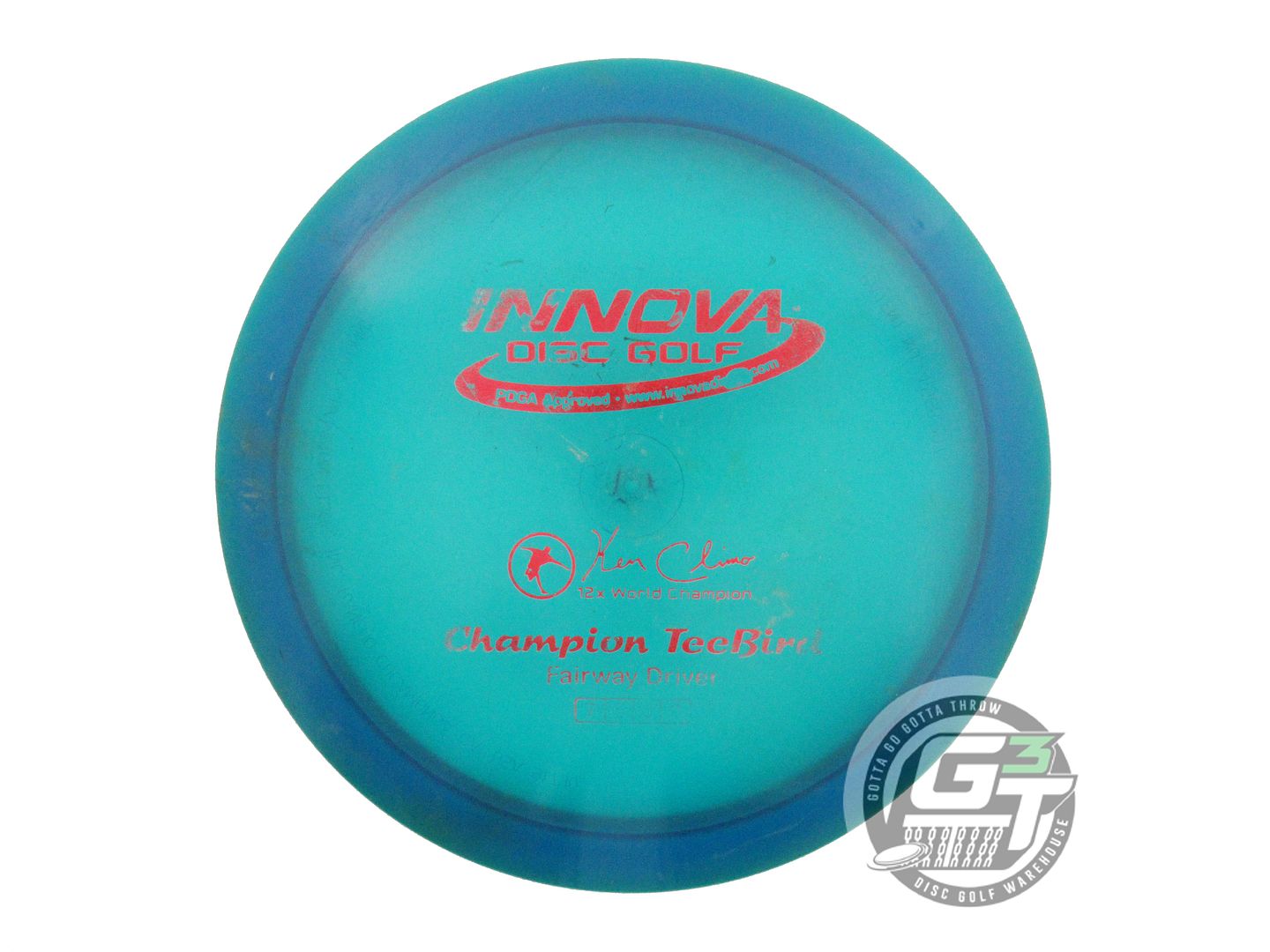 USED Innova Champion Teebird 151g Blue Red Foil Fairway Driver Golf Disc