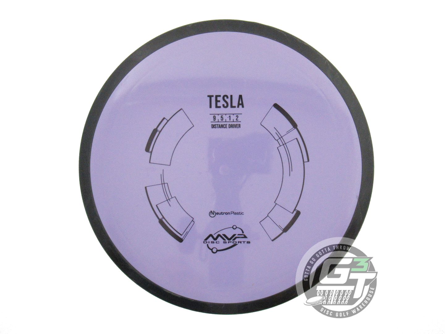 USED MVP Disc Sports Neutron Tesla 174g Purple Distance Driver Golf Disc