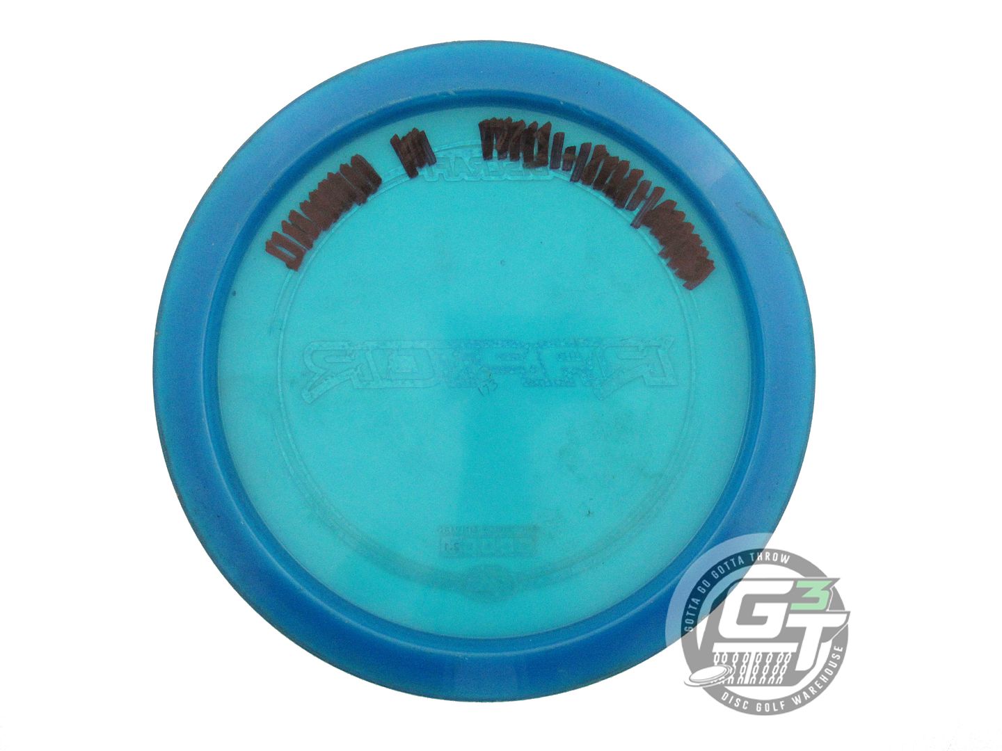 USED Discraft Z Raptor 173g Blue Gold Star Foil Distance Driver Golf Disc