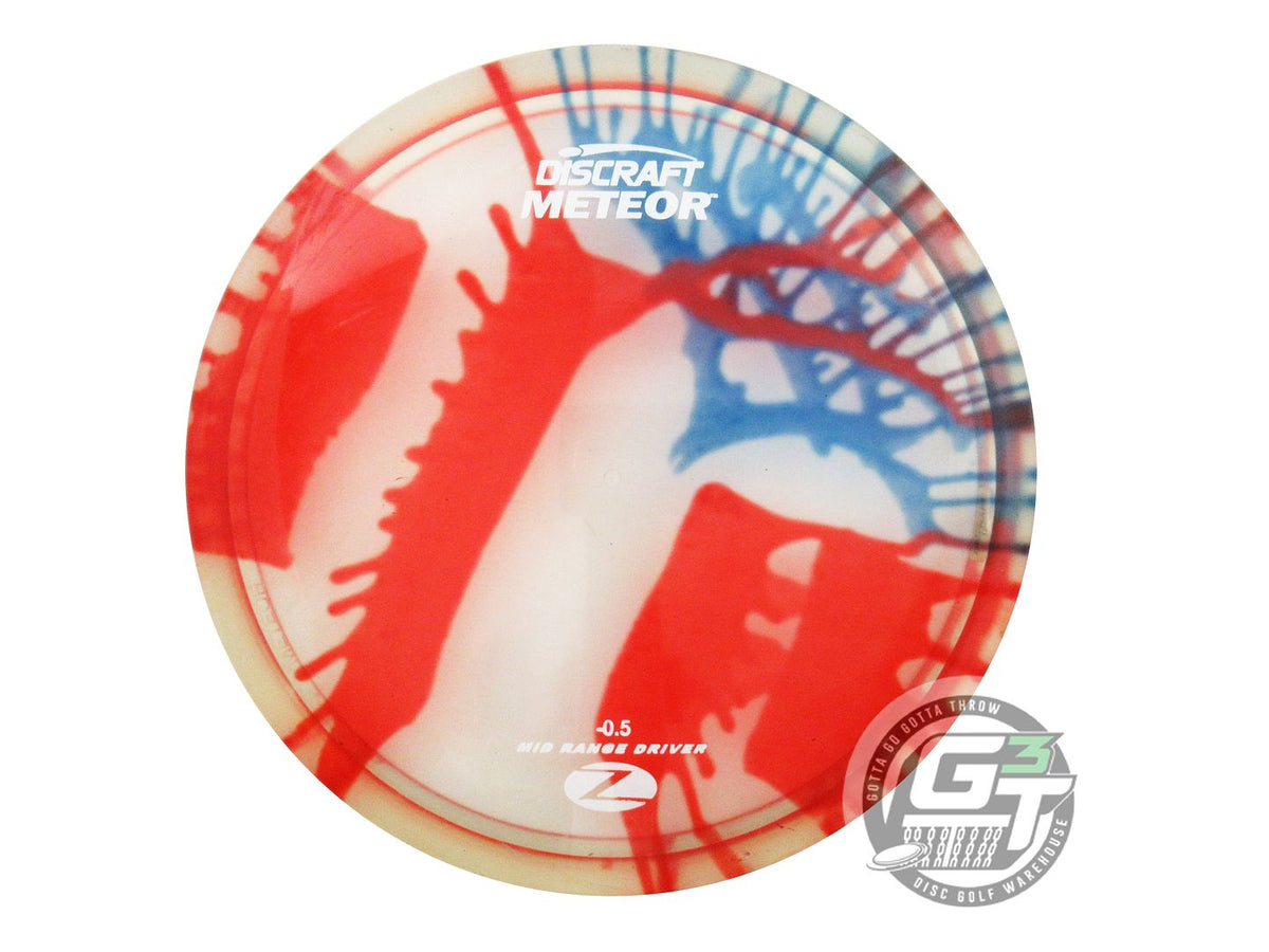 USED Discraft FlyDye Z Meteor 179g Flag Midrange Golf Disc