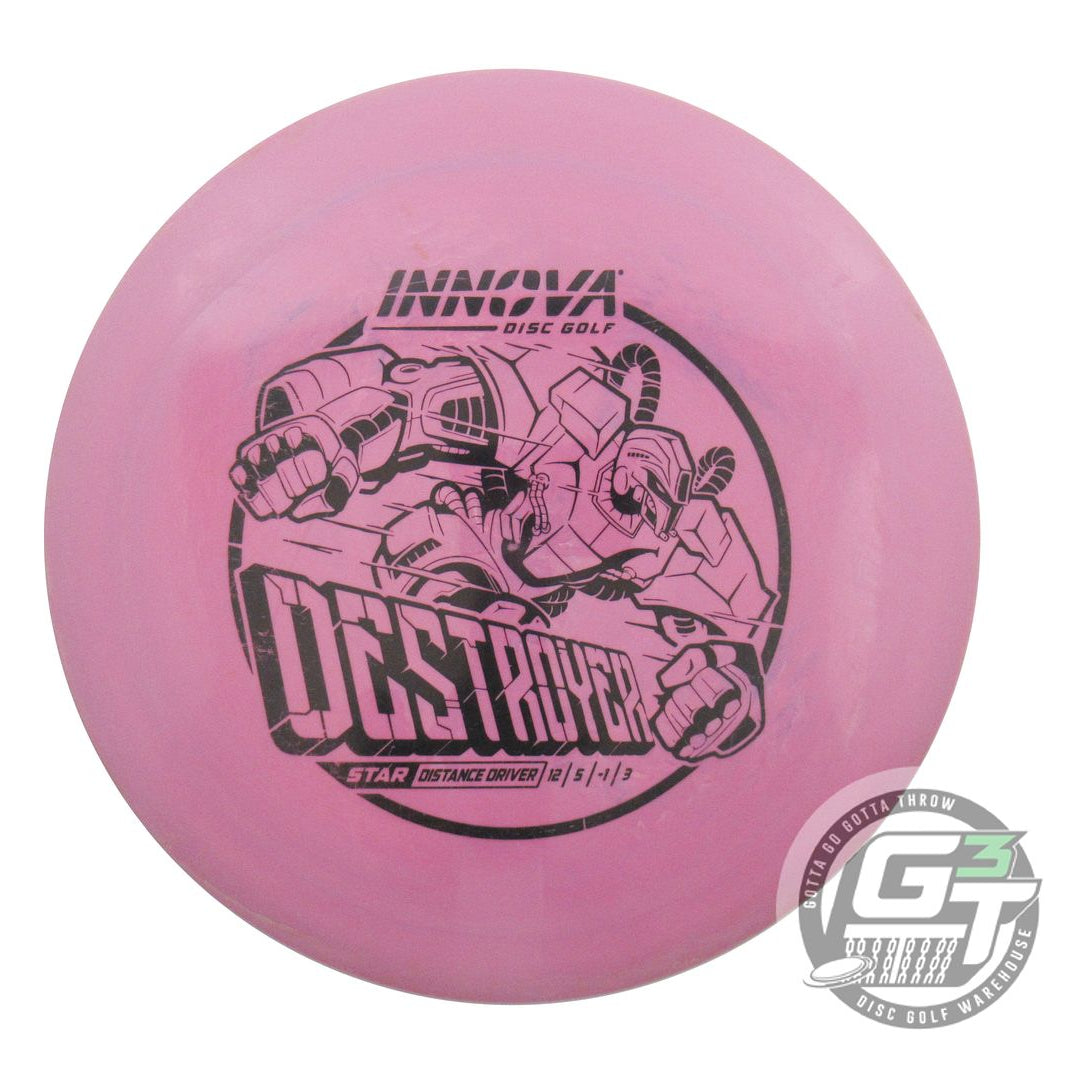 USED Innova Star Destroyer 172g Lilac Black Stamp Distance Driver Golf Disc
