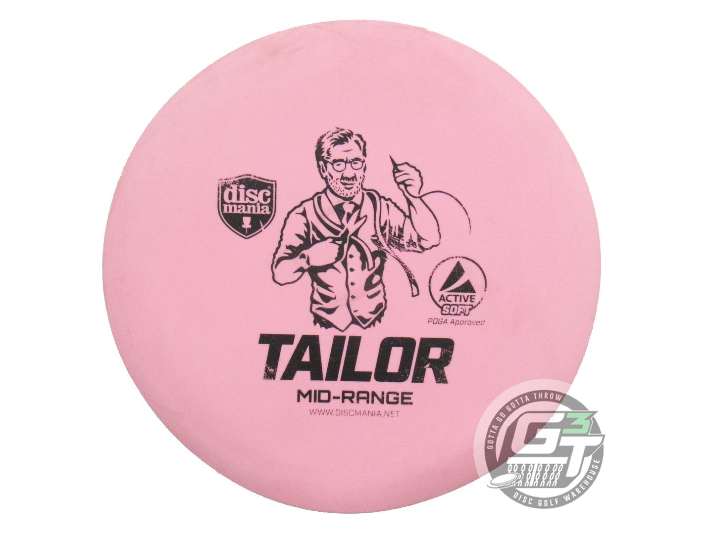 USED DiscMania Active Base Soft Magician 156g Pink Black Stamp Midrange Disc