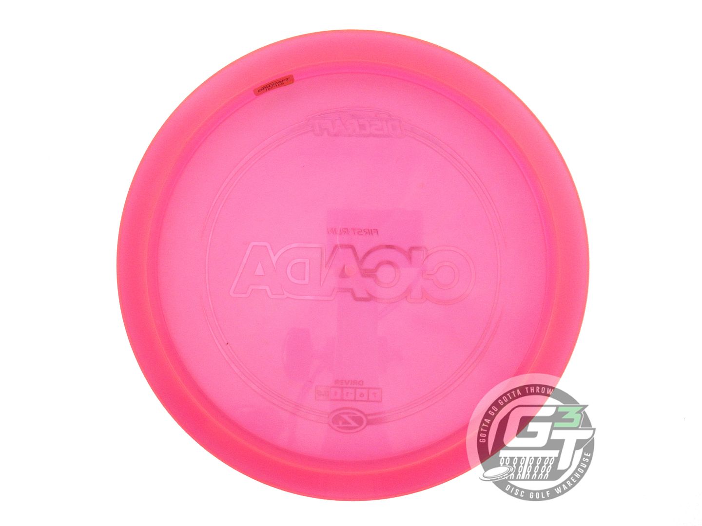 NOS Discraft FIRST RUN Z Cicada 168g Pink Rose Foil Fairway Driver Golf Disc