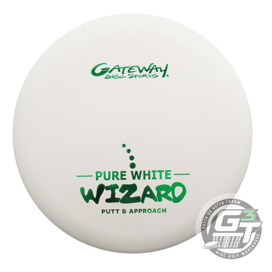 Gateway Pure White Wizard Putter Golf Disc (Individually Listed)