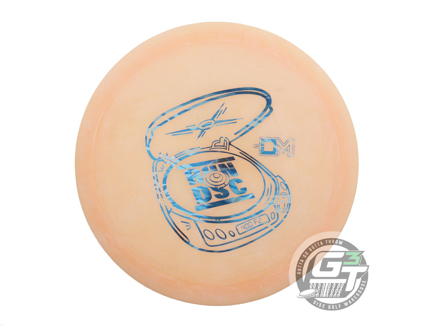 USED Prodigy Discs 400 F2 173g Peach Blue Camo Foil CHALKY Fairway Driver Disc