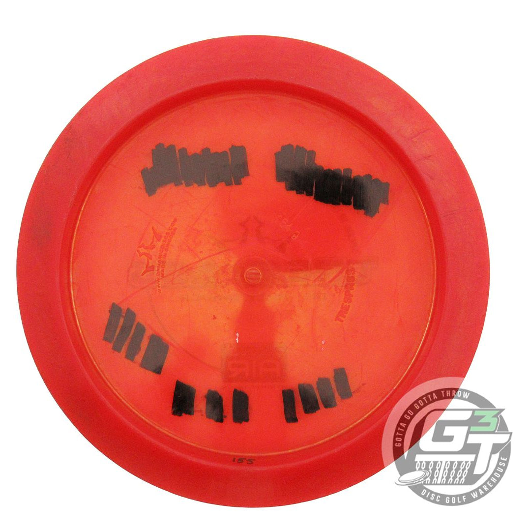 USED Dynamic Discs Lucid AIR Trespass 154g Red Gold Foil Distance Driver Disc