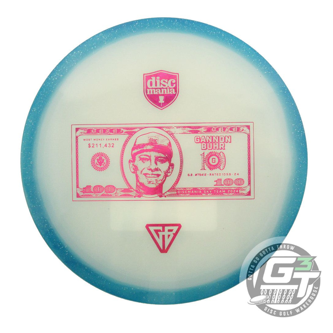 Discmania Limited Edition Ice Age Gannon Buhr 2024 Money Record Horizon Metal Flake C-Line FD3 Fairway Driver Golf Disc (Individually Listed)