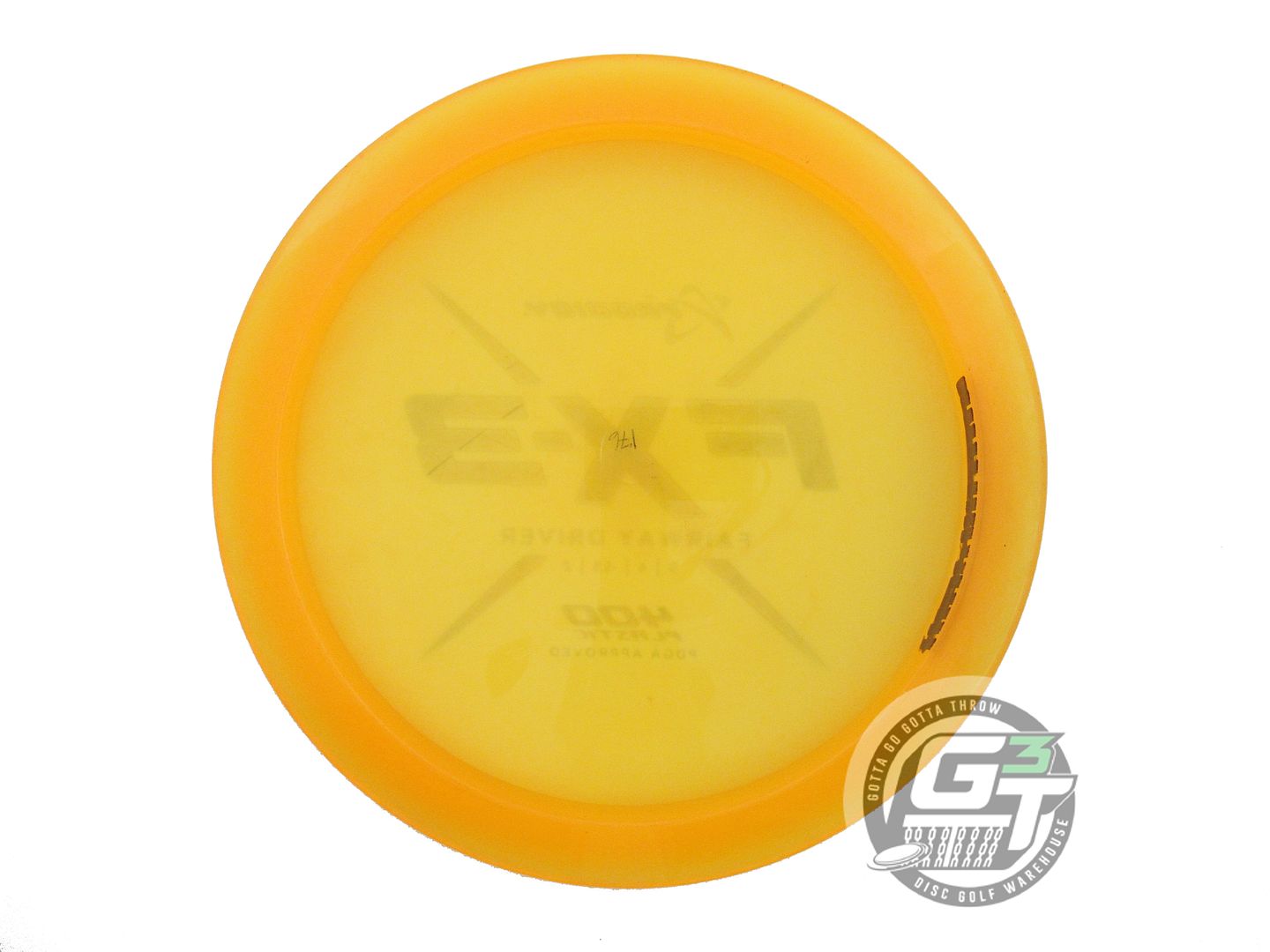 USED Prodigy Discs 400 FX3 176g Marigold Teal Star Foil Fairway Driver Golf Disc