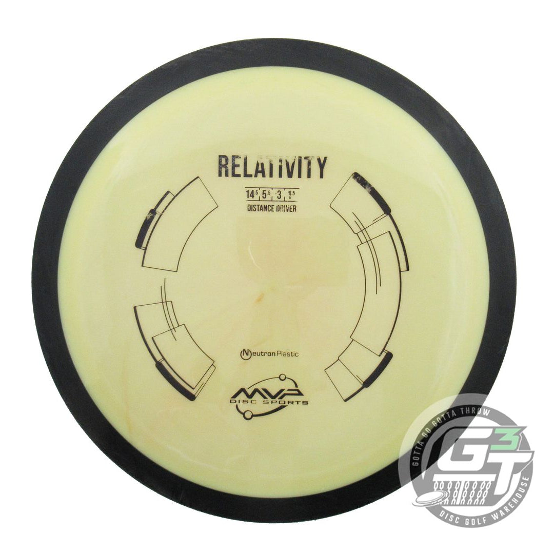 USED MVP Disc Sports Classic Neutron Relativity 174g Yellow Distance Driver Disc