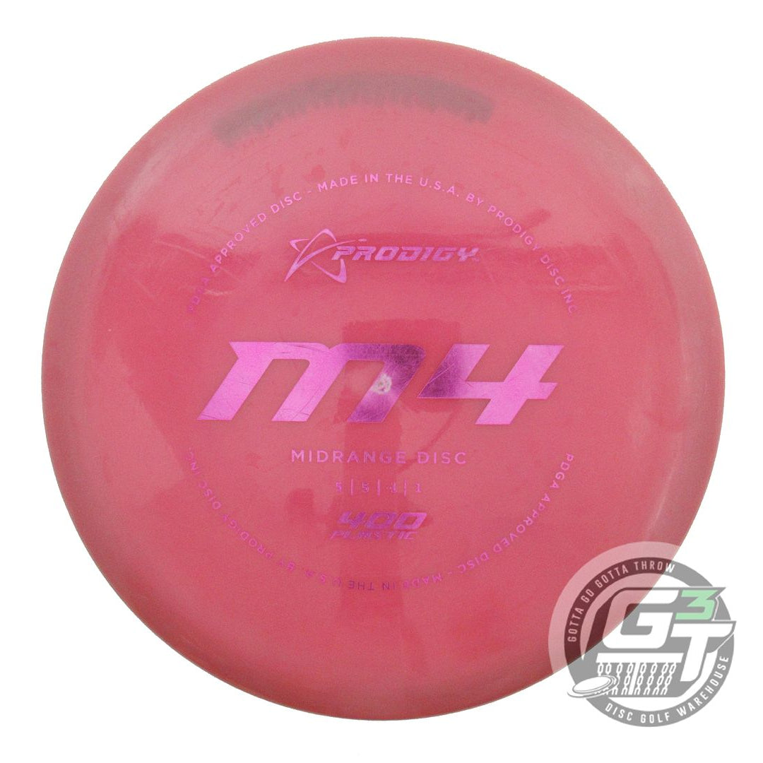 USED Prodigy Discs 400 M4 180g Pink Purple Foil Midrange Golf Disc