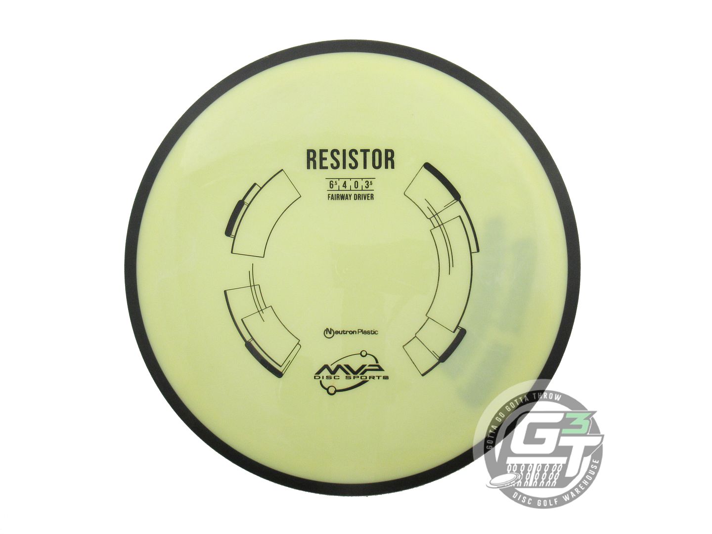 USED MVP Disc Sports Neutron Resistor 168g Lt. Yellow Fairway Driver Golf Disc