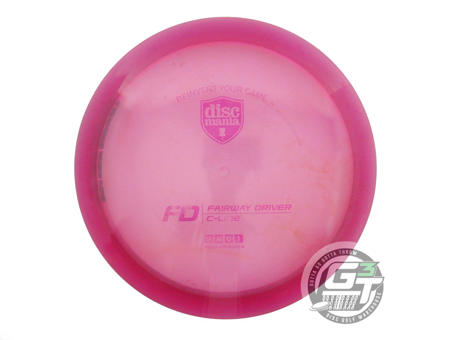 USED DiscMania C-Line FD 173g Magenta Magenta Foil Fairway Driver Golf Disc