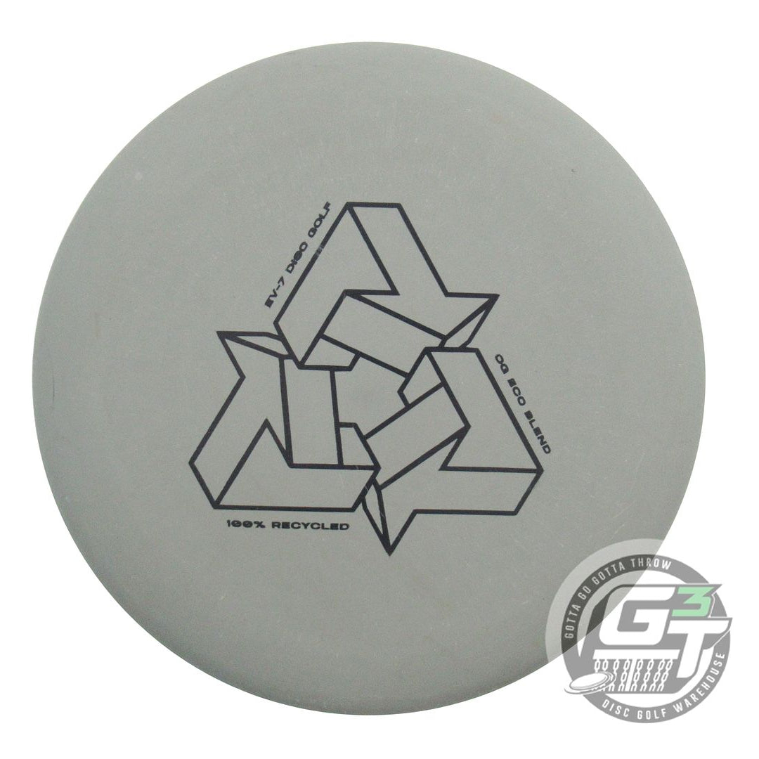 USED EV-7 OG Eco Blend Penrose 173g Gray Black Stamp Putter Golf Disc