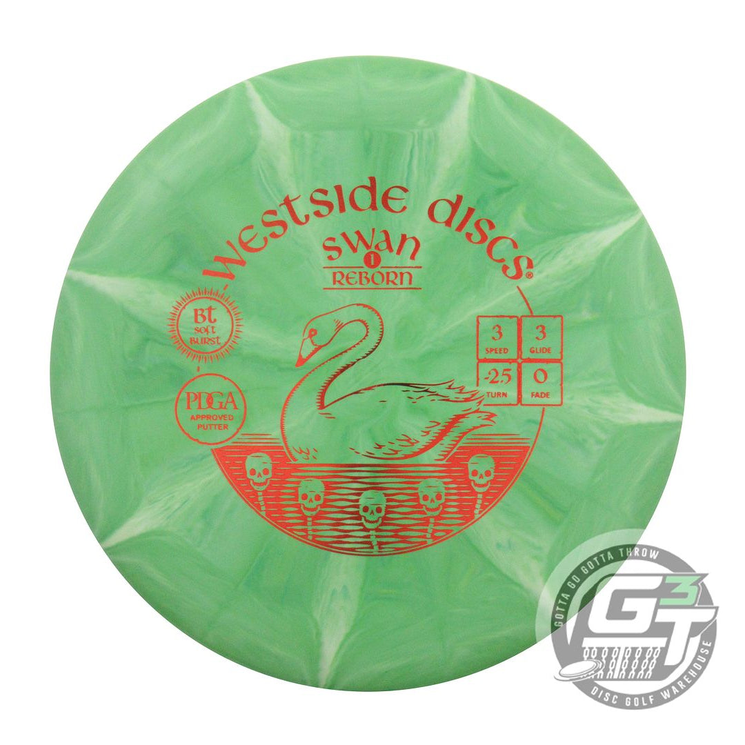 Westside BT Soft Burst Swan 1 Reborn Putter Golf Disc (Individually Listed)