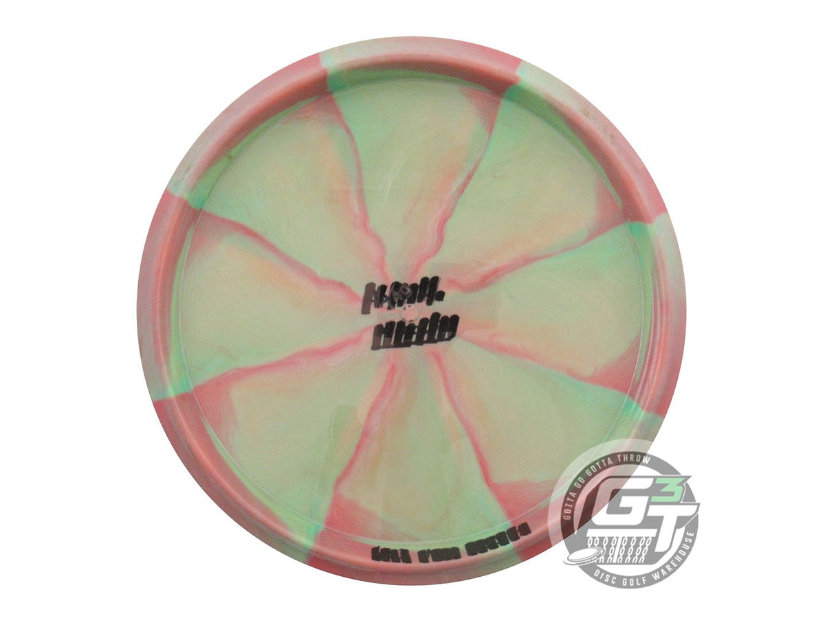 USED Thought Space Nebula Aura Crux 174g Pink-Lime Midrange Golf Disc