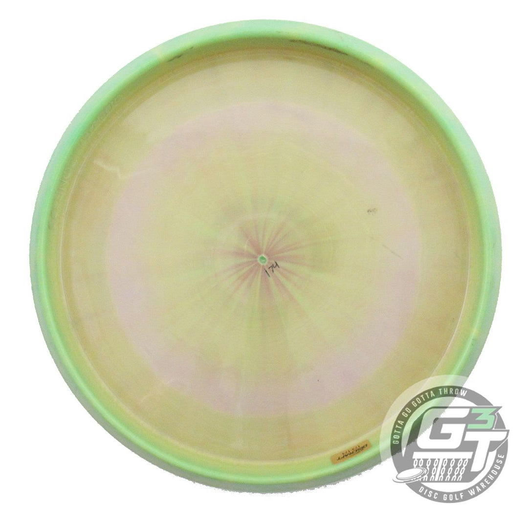USED Discraft ESP Zone OS 174g Lime Hypnotic Foil Putter Golf Disc