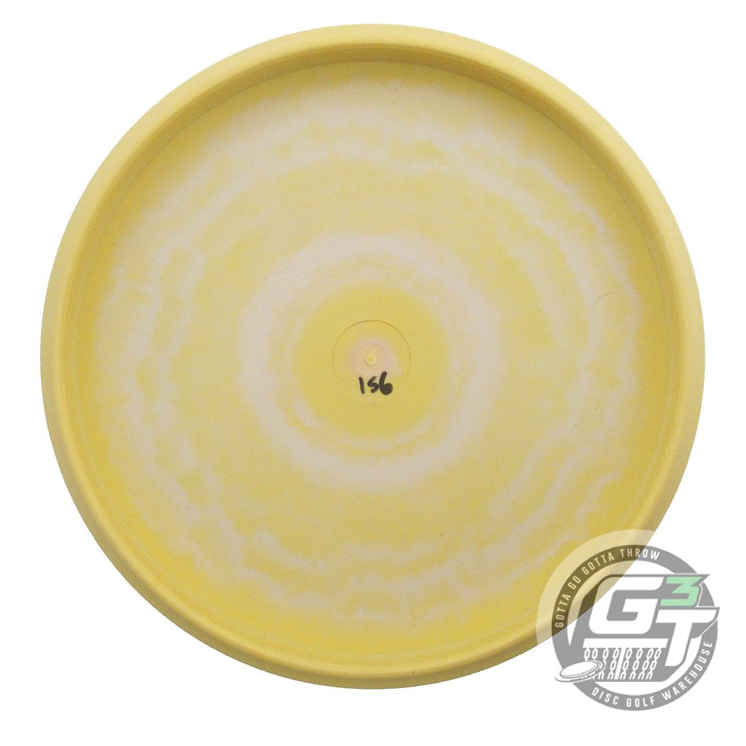 NOS Lightning SureGrip #2 Upshot 156g Yellow Purple Stamp Putter Golf Disc