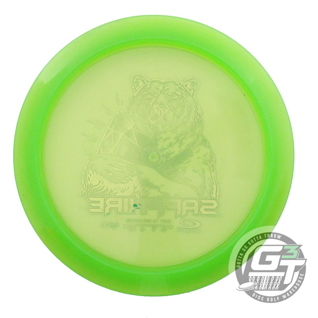USED Latitude 64 Opto Sapphire 163g Lime Teal Foil Distance Driver Golf Disc