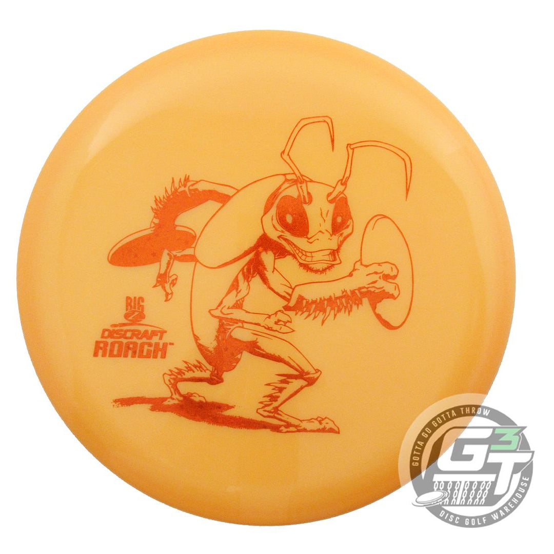 NOS Discraft Big Z Roach 172g Marigold Orange Star Foil Putter Golf Disc