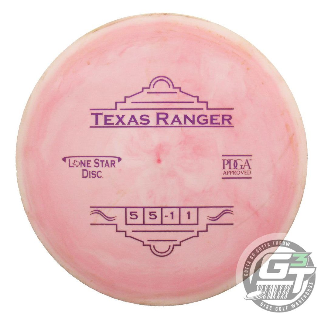USED Lone Star Bravo Texas Ranger 176g Pink Purple Foil Midrange Golf Disc