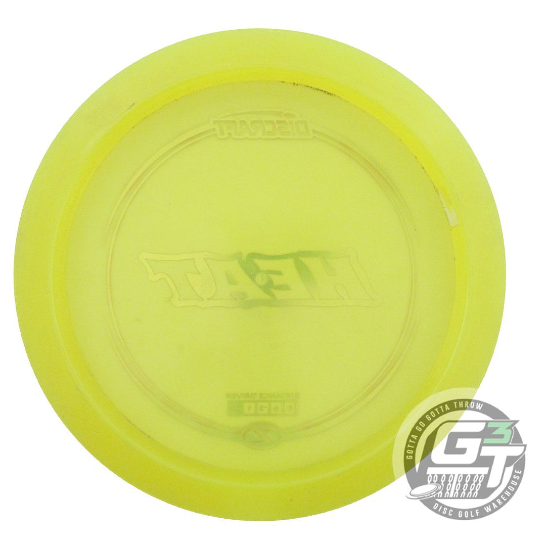 USED Discraft Z Heat 170g Yellow Orange Camo Foil Distance Driver Golf Disc